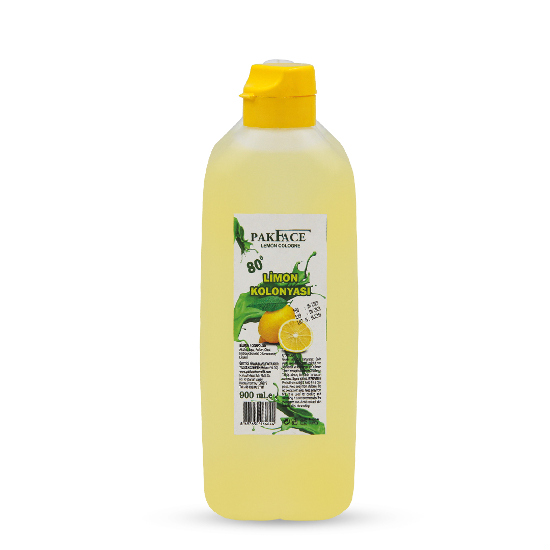 Pakface 900 ml Limon Kolonyası